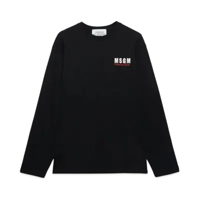 MSGM x Palinurobar Long Sleeve T-Shirt "Black"