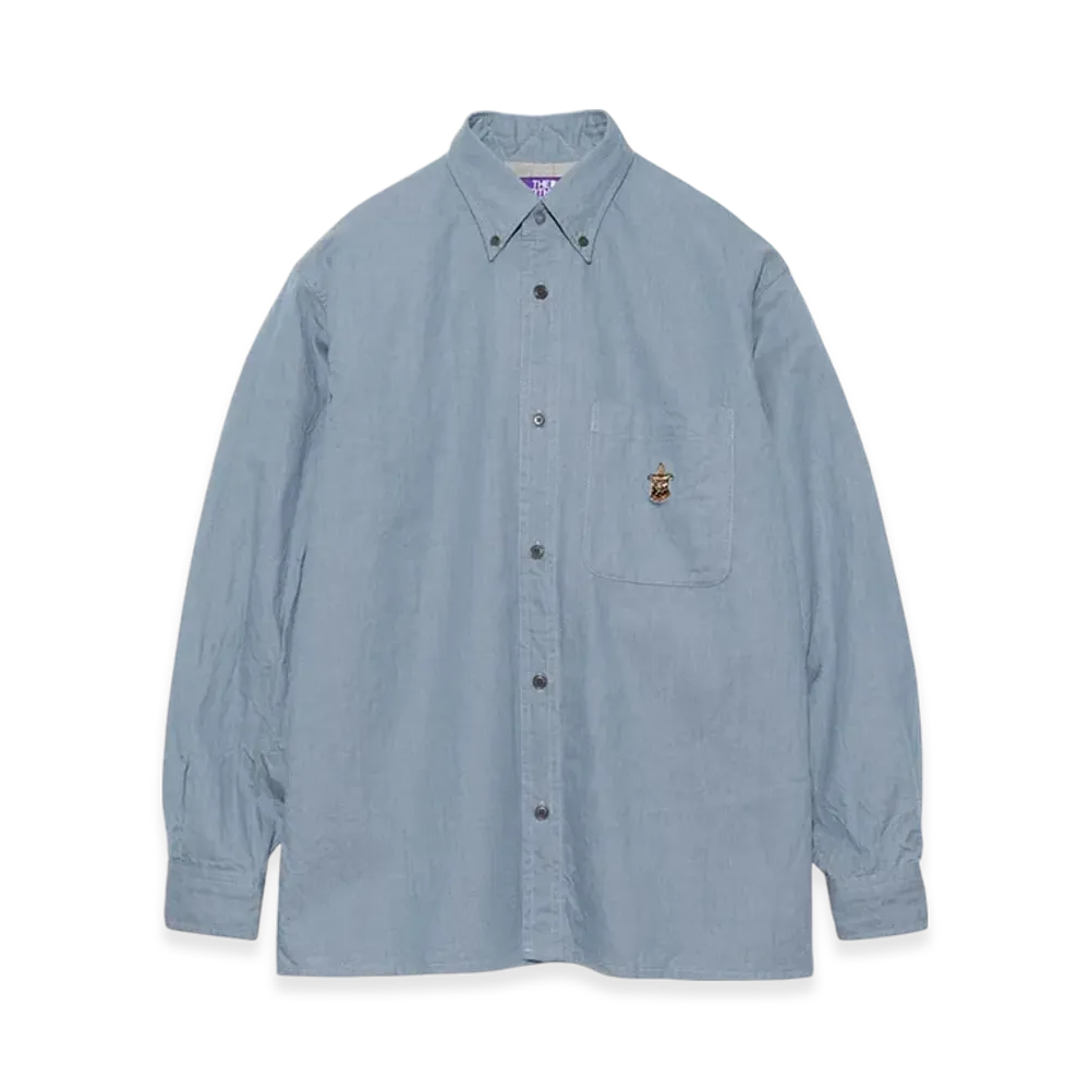 The North Face Purple Label Fffes Button Down Shirt "Blue"