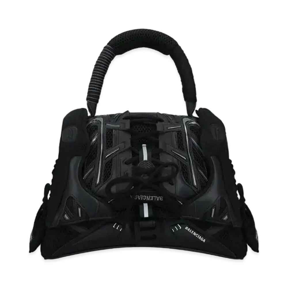 BALENCIAGA Women's Sneakerhead Medium Top Handle Bag "Black"