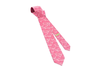 BVLGARI Logomania Tie "Pink"
