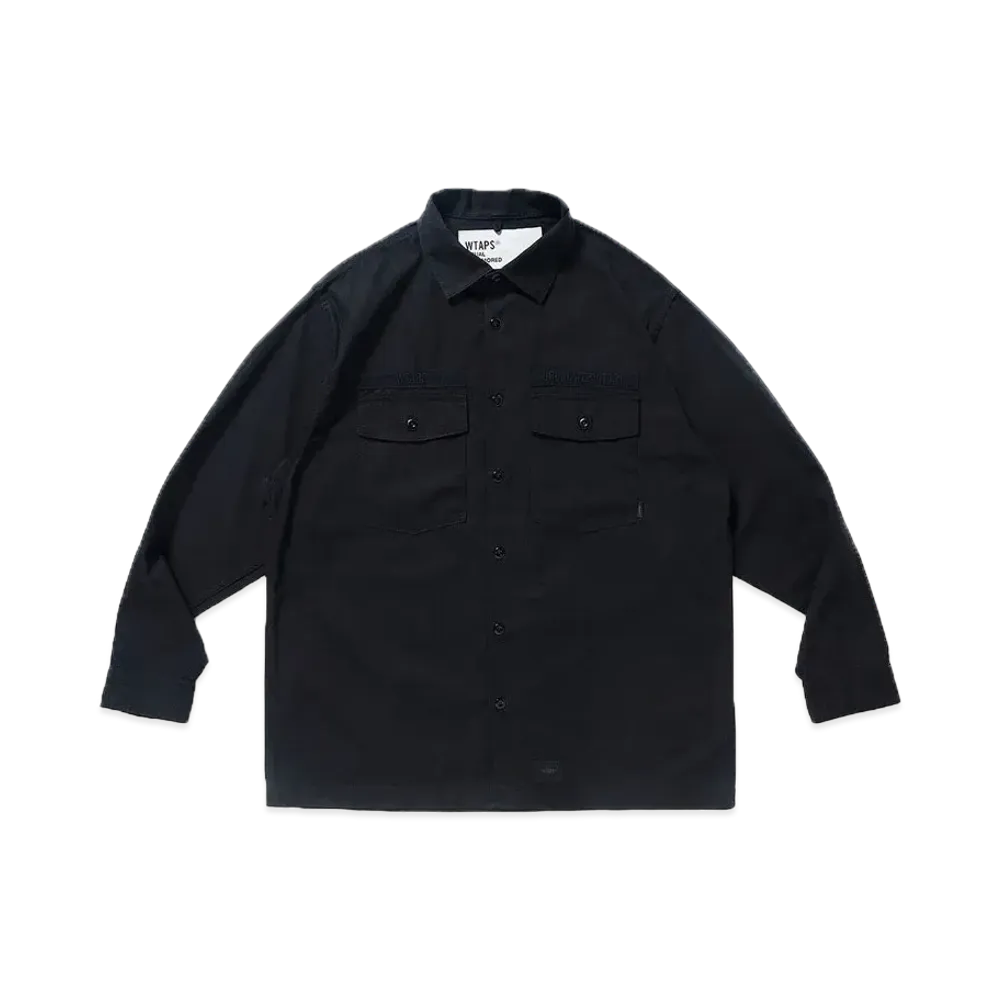 WTAPS CBW / LS / Cotton. Poplin "Black"