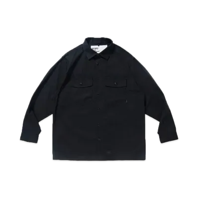 WTAPS CBW / LS / Cotton. Poplin "Black"