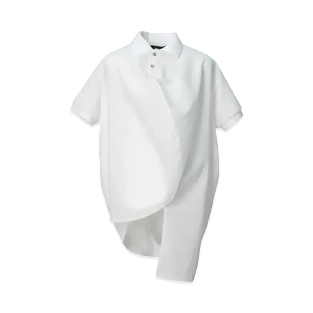 ANREALAGE Ball Polo Shirt "White"