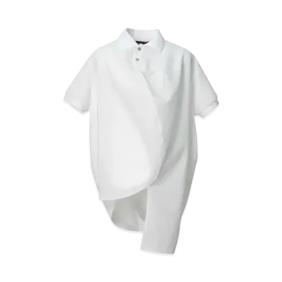 ANREALAGE Ball Polo Shirt "White"