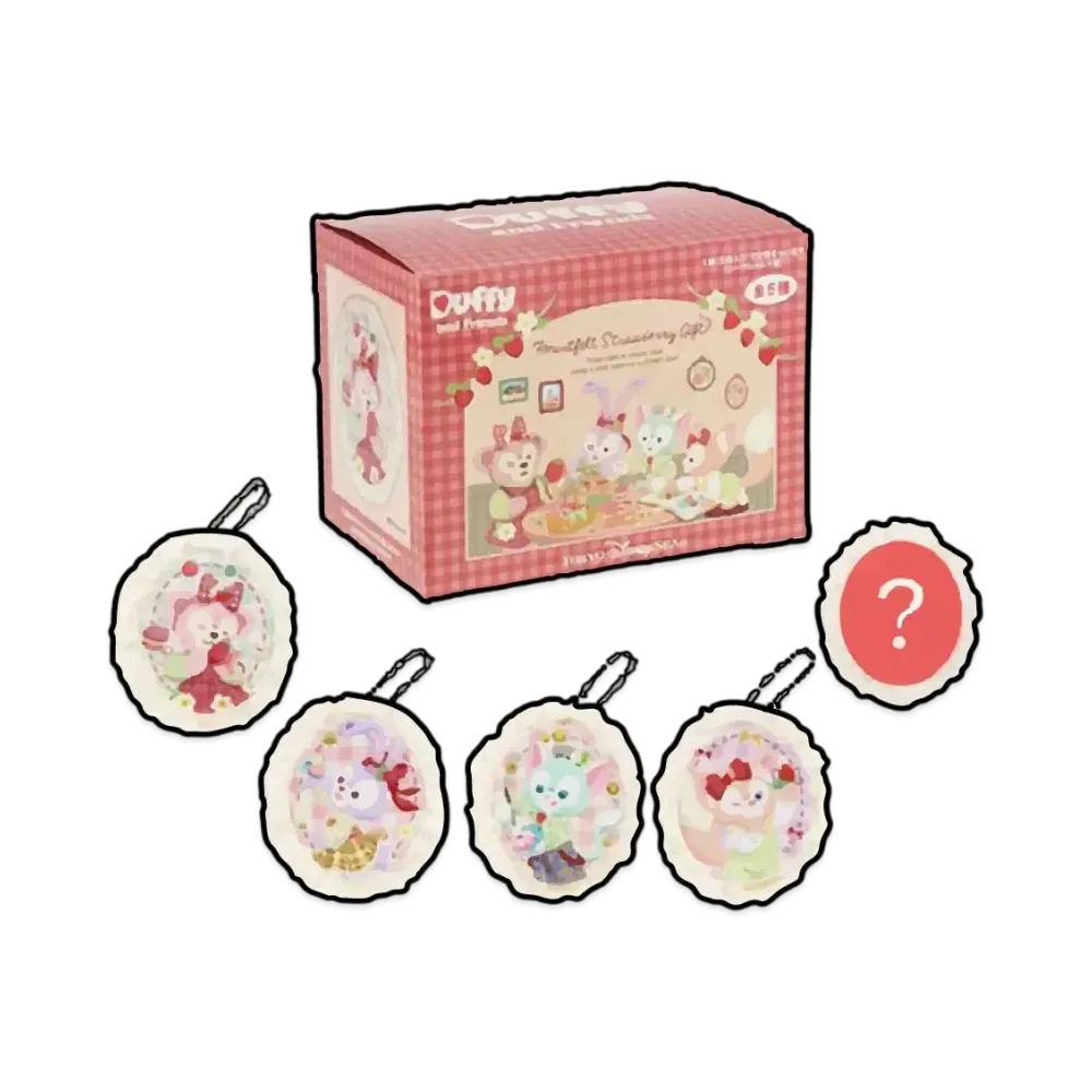 Disney Heartfelt Strawberry Gift Brooch Set "Multi"