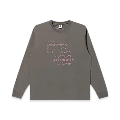 BlackEyePatch Ascii Art L/S Tee "Charcoal"