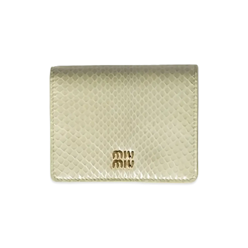 MIU MIU Ayers Wallet "Pistachio Green"