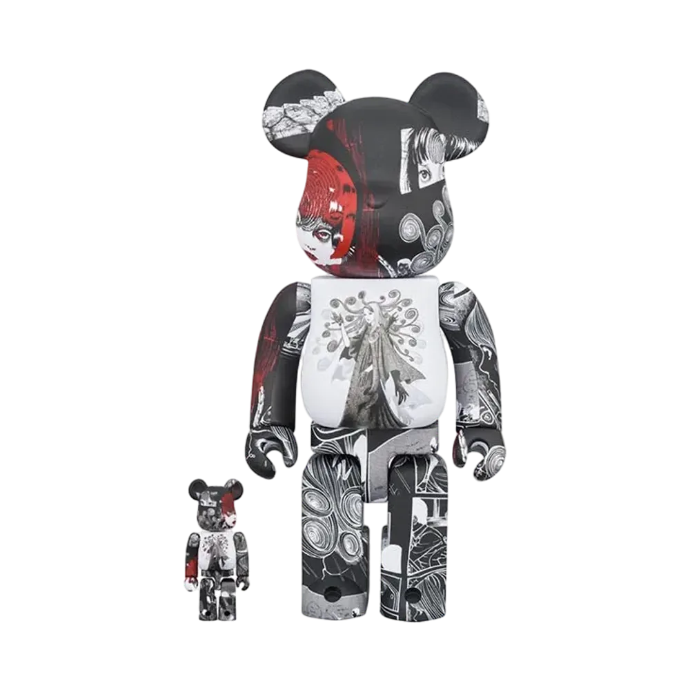 Bearbrick S'YTE x Junji Ito UZUMAKI 100% & 400%