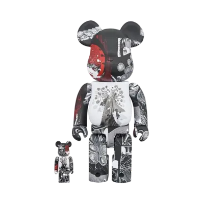 Bearbrick S'YTE x Junji Ito UZUMAKI 100% & 400%