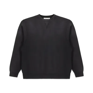 1017 ALYX 9SM Garment Dye Boxy Crewneck Sweatshirt "Black"