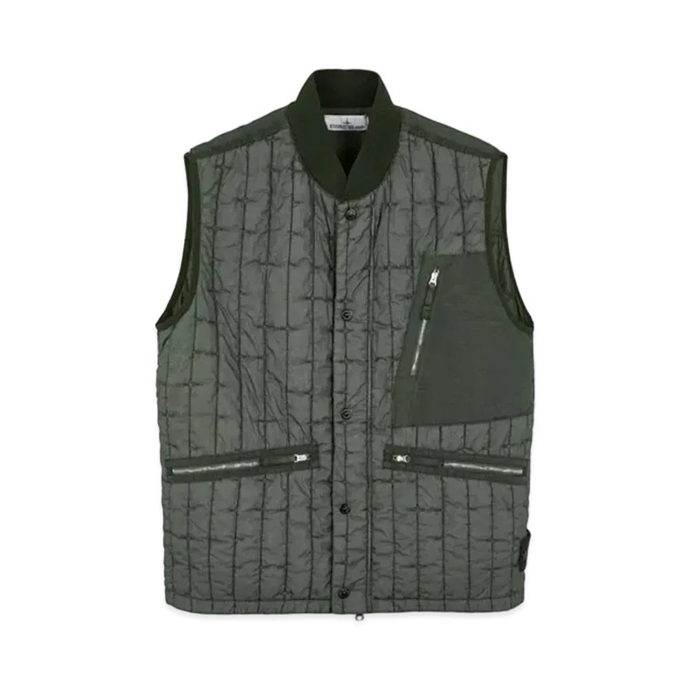 Stone Island G0231 Quilted Nylon Stella With PRIMALOFT-TC "Musk Green"