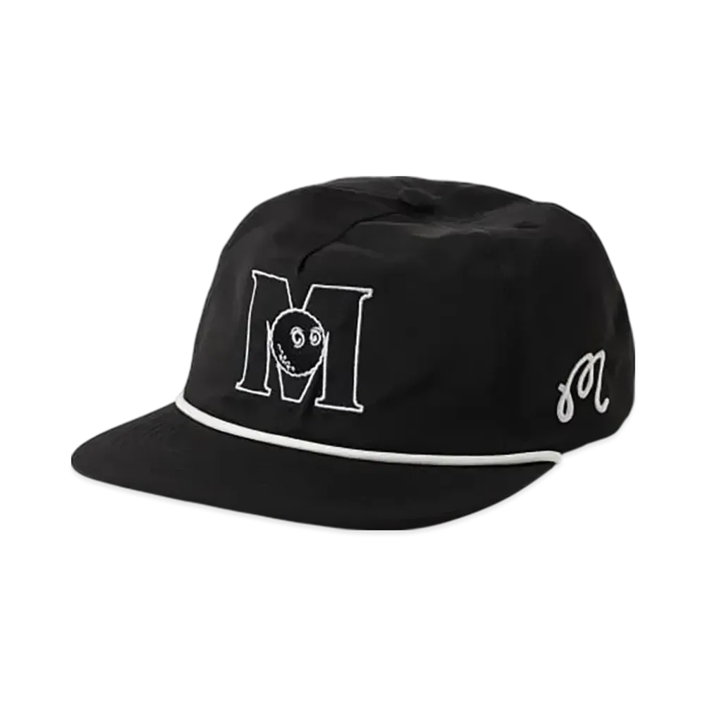 BEAMS x MALBON GOLF Exclusive M Logo Nylon Cap "Black"