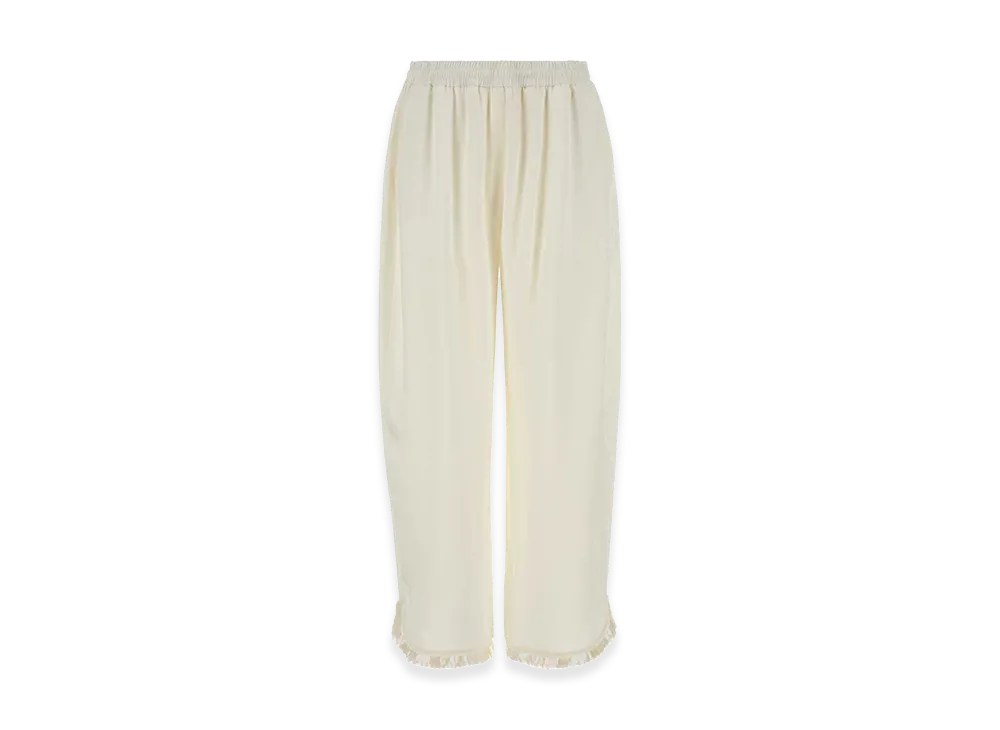 STELLA McCARTNEY Women's Satin Pyjamas Pant "White"