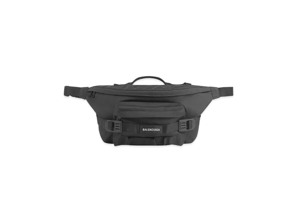 【美品】バレンシアガ SIGNATURE ベルトバッグ ウエストバッグ グレー EVERYDAY（BALENCIAGA） バレンシアガ バッグ EVERYDAY BELTPACK