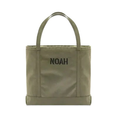 Noah Herringbone Tote "Army Green"