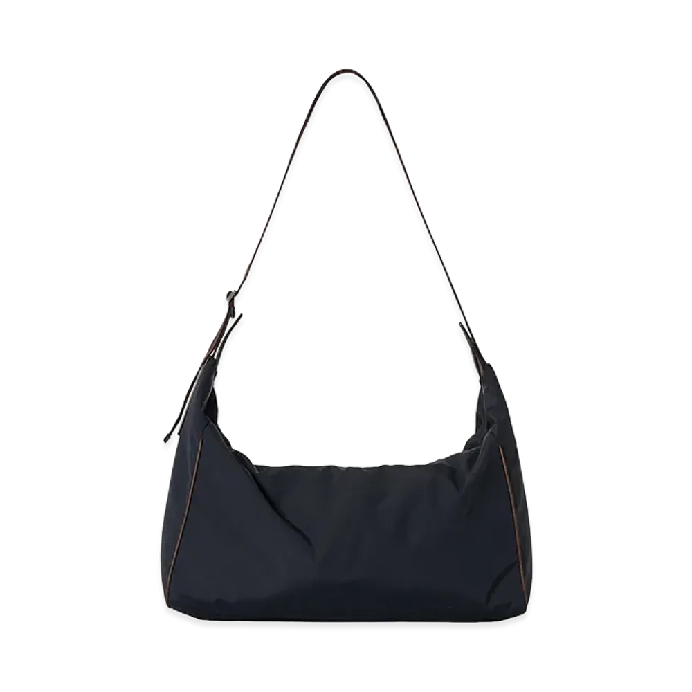 The Row E/W Logan Bag "Dark Navy/Deep Brown"