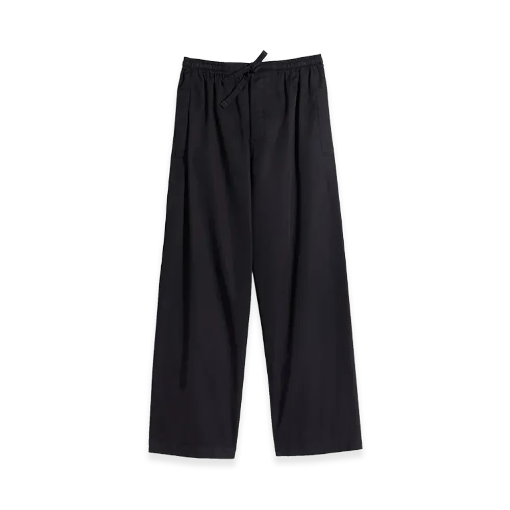 LEMAIRE Light Cotton Twill Pyjama Pants "Black"