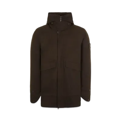 Stone Island 442F1 SW 3L DOWN_GHOST PIECE WITH DETACHABLE LINING "Dark Brown"