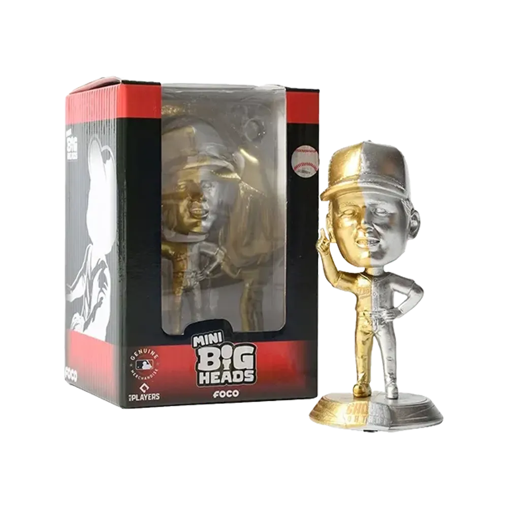 HOMEGAME x SHOHEI OHTANI \ HOME GAME LA DODGERS SMU 4.5 INCH GOLD AND SILVER MINI BIGHEAD 4.5 INCH "MULTI"