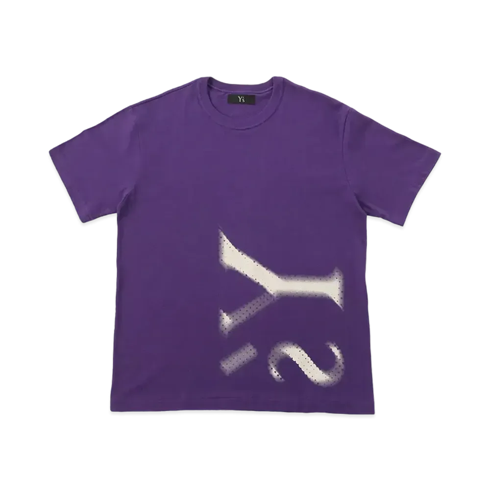Yohji Yamamoto Y's -ONLINE EXCLUSIVE- Y's LOGO T-SHIRT "Purple"