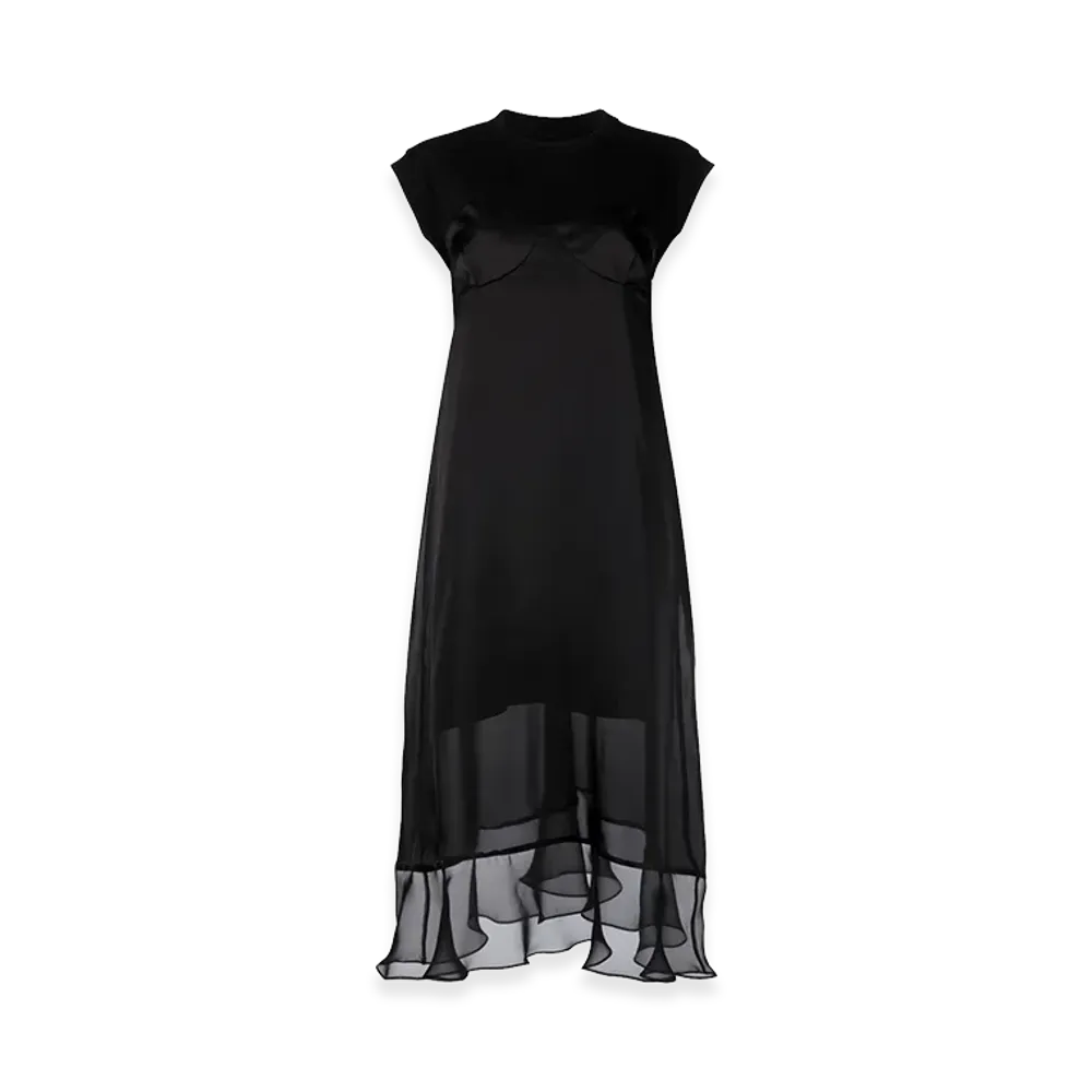 sacai Women's Dresses "Black"