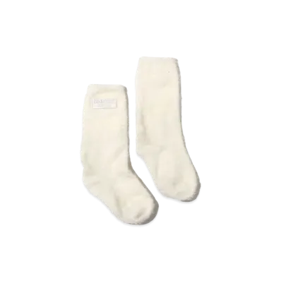 atmos pink x Girls2 Collaboration Fur Socks "White"