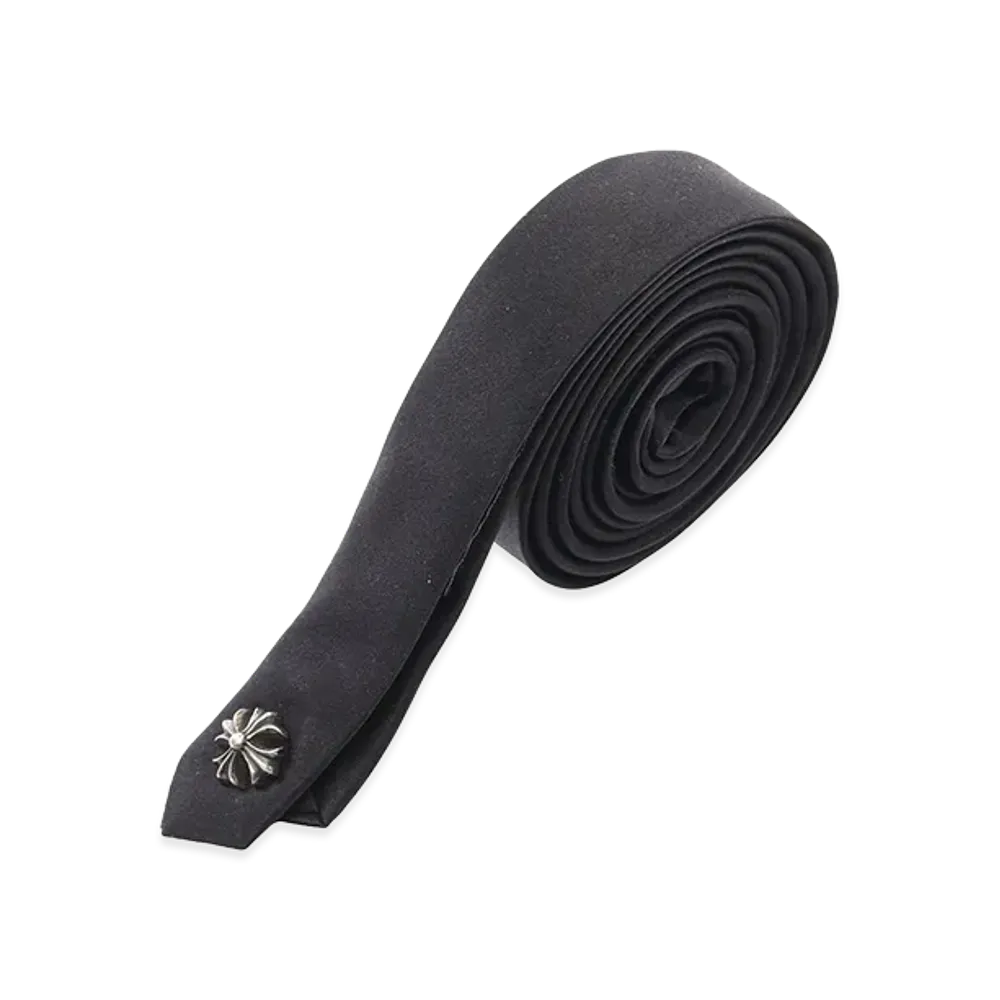Chrome Hearts CH Plus Silk Tie "Black"