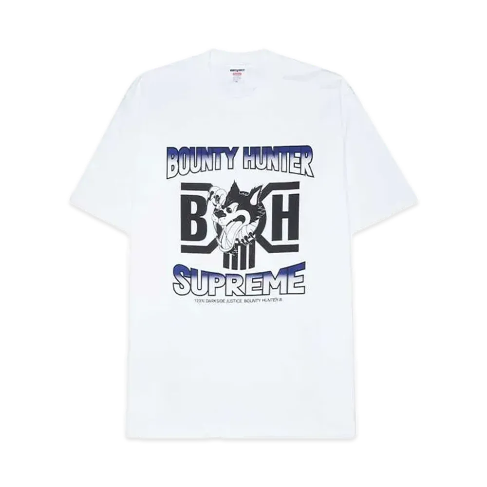 Supreme x BOUNTY HUNTER Wolf Tee "White"