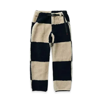 GRAMICCI Checkered Sherpa Pant "Natural/Navy Check"