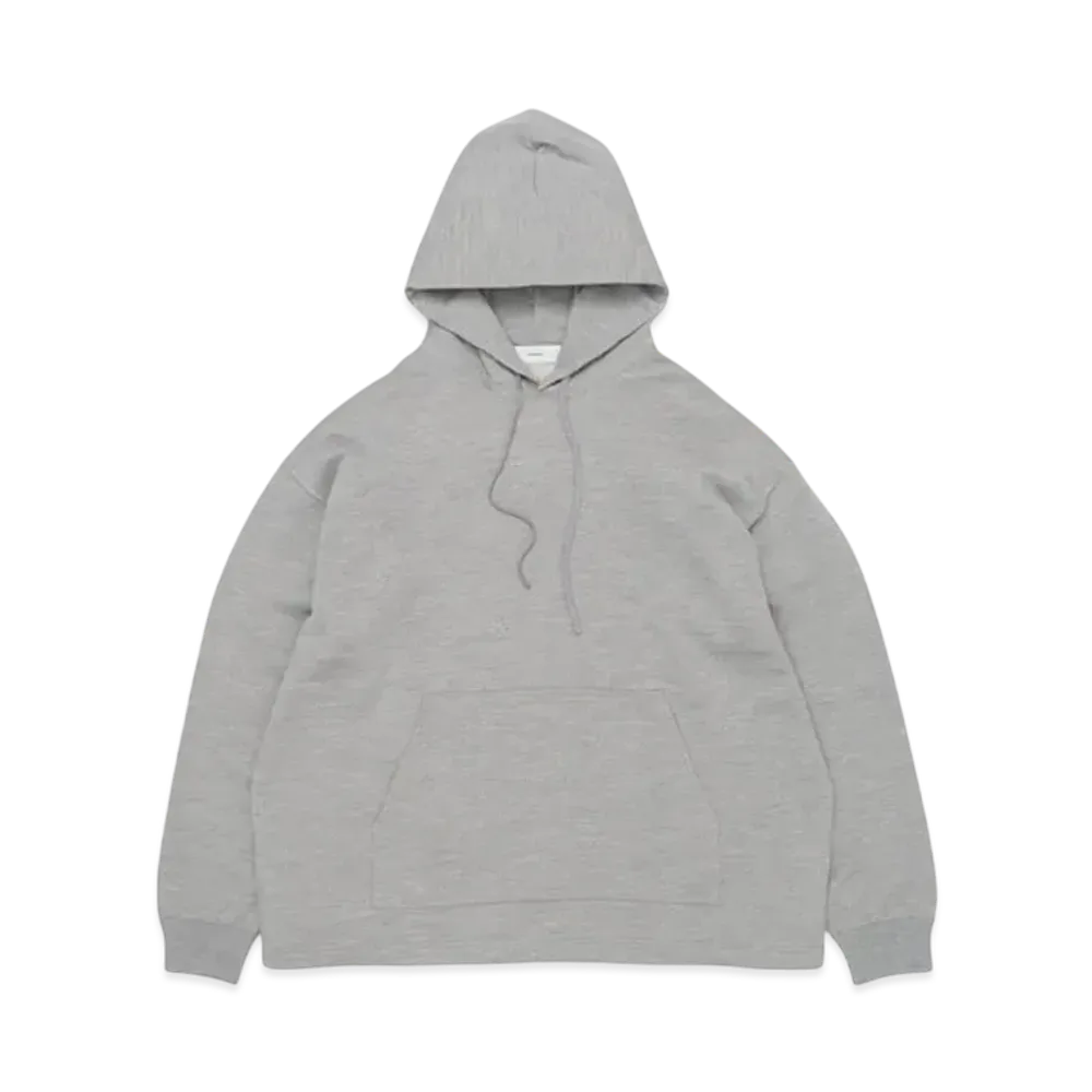 Graphpaper Wool Terry Pullover Hoodie "H.Grey"