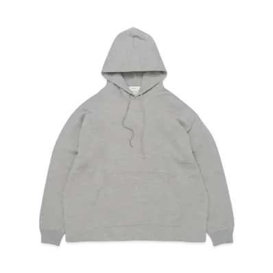 Graphpaper Wool Terry Pullover Hoodie "H.Grey"