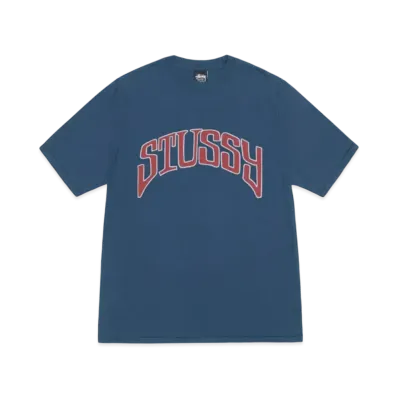 Stussy Arched Tee Pigment Dyed "Navy"