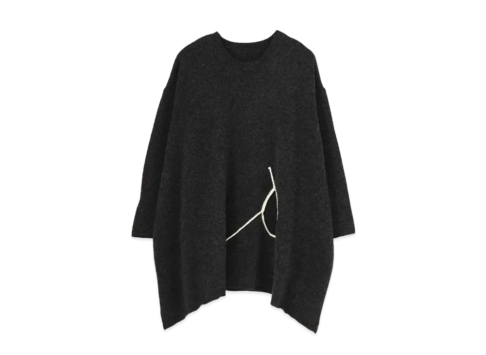 Yohji Yamamoto 7G INDIA PULLOVER "Gray"