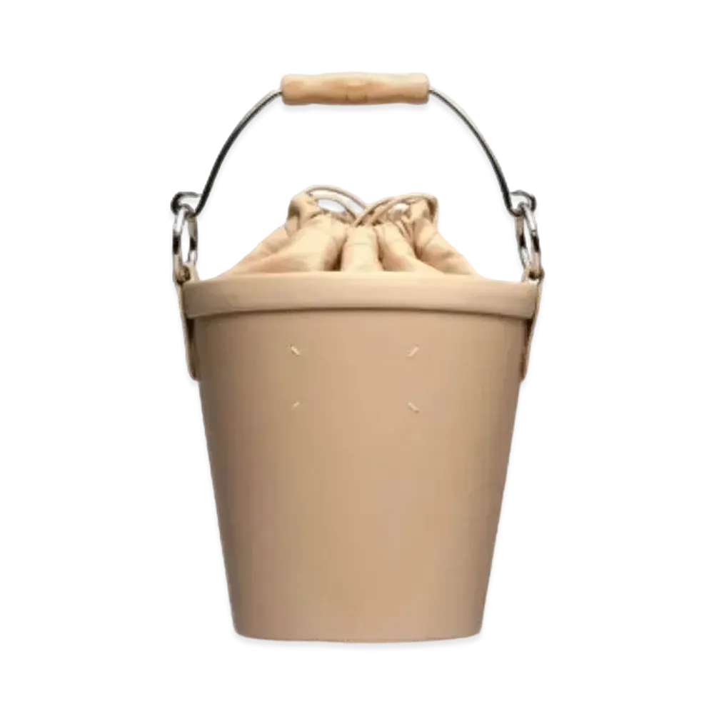 Maison Margiela Fire Medium Bucket Bag "Almond"