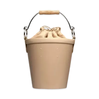 Maison Margiela Fire Medium Bucket Bag "Almond"