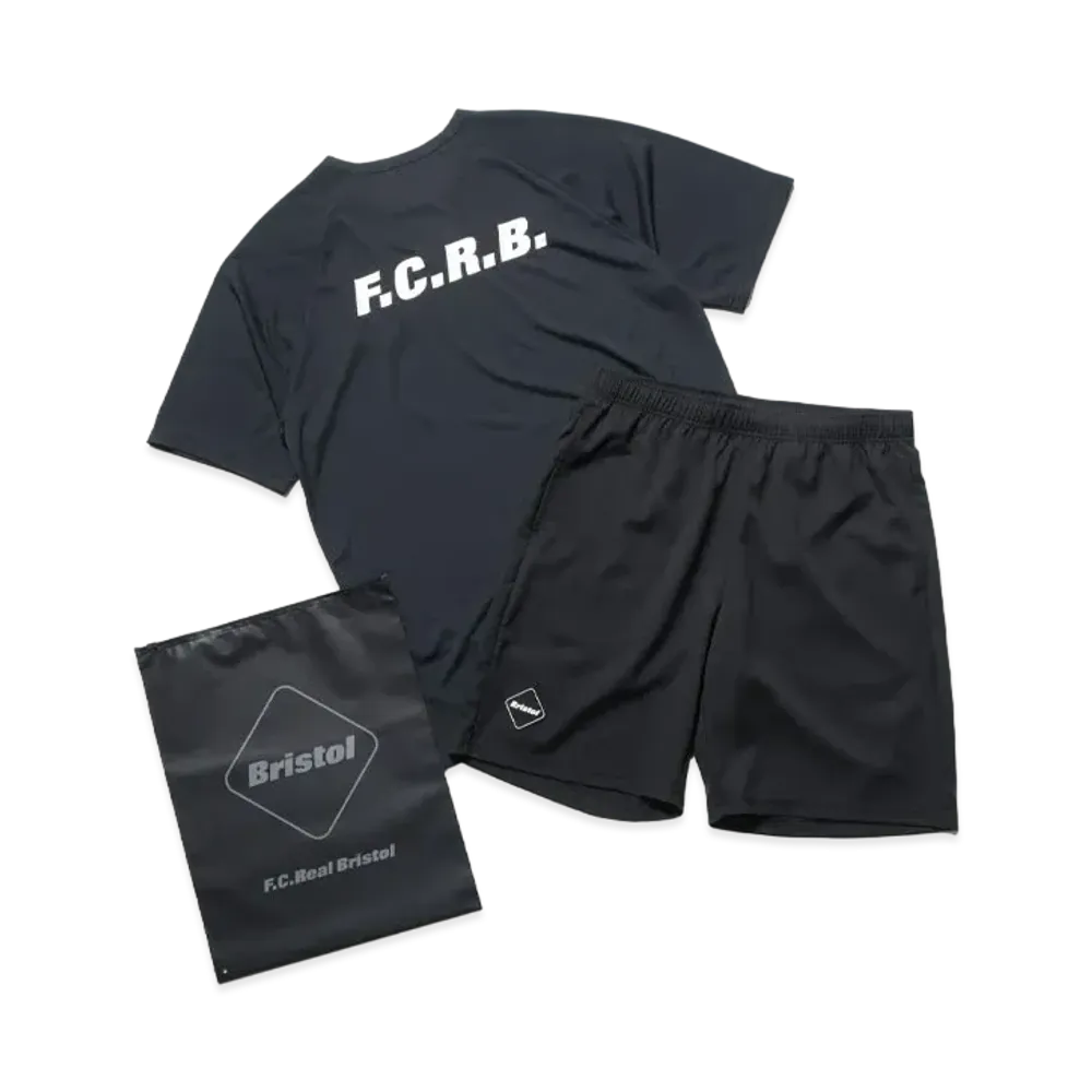 F.C.Real Bristol Training S/S Top & Shorts "Black"