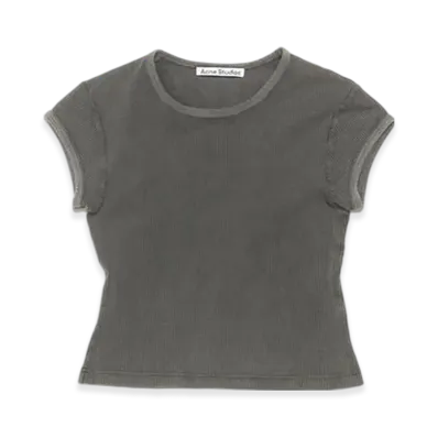 Acne Studios T-Shirt - Fit Design Unisex Fit "Faded Grey"