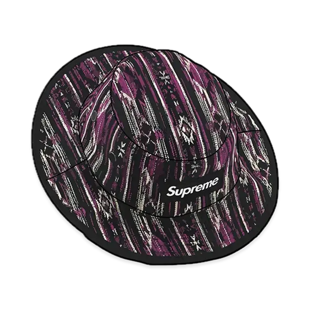 Supreme Woven Pattern Boonie "Purple"