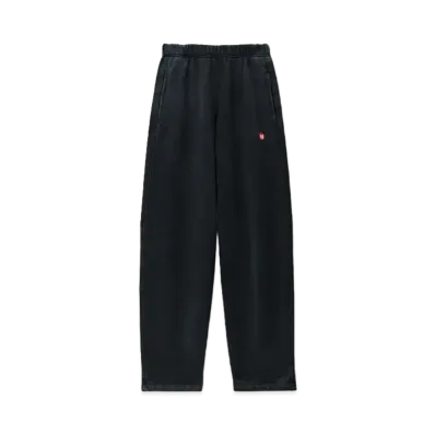 Alexander Wang Classic Terry High Waist Sweat Pants "Washed Jet Black"