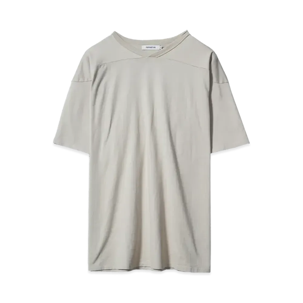nonnative COACH S/S V-NECK TEE COTTON JERSEY OVERDYED "IVORY"