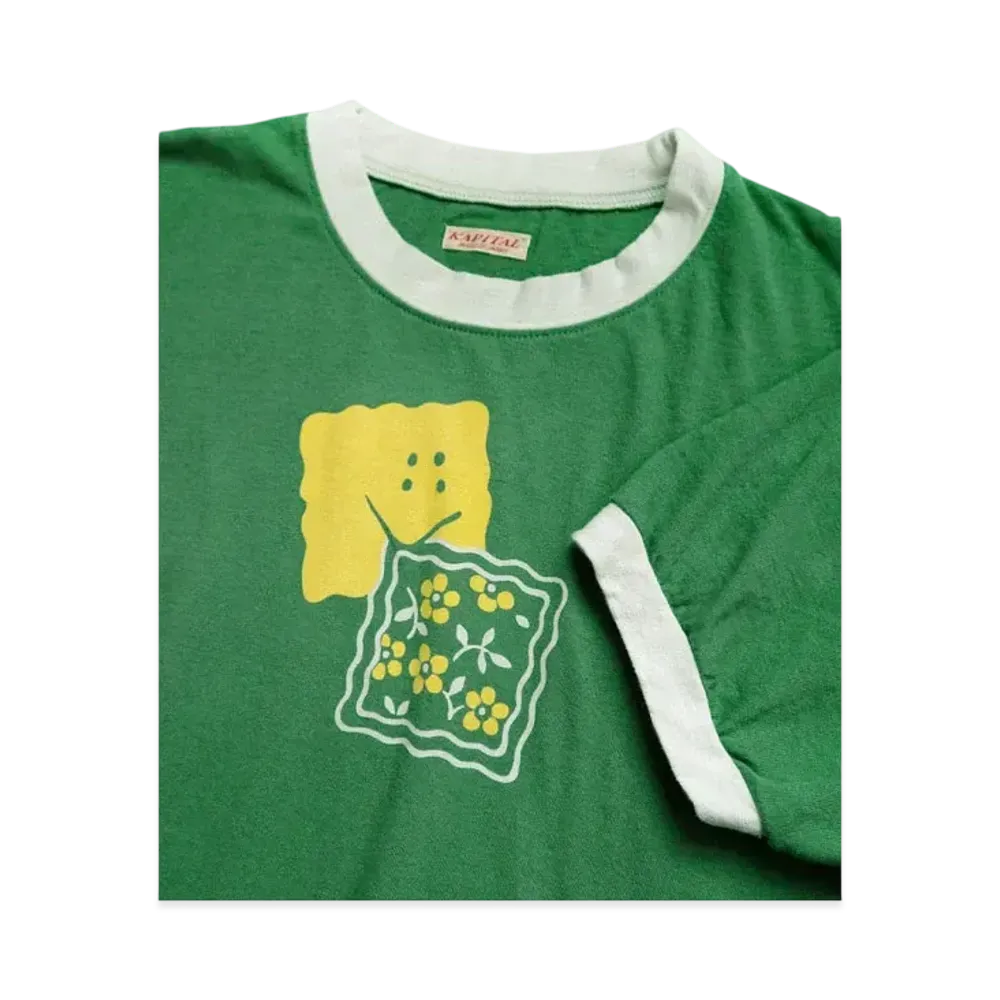 KAPITAL 20/- Ringer Tee "Green"