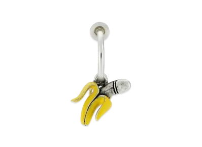 GUCCI Banana Earrings "Silver"