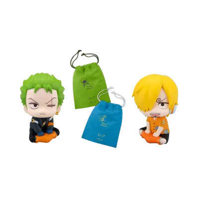 MegaHouse "Lookup" -ONE PIECE- Roronoa Zoro (Future Island Ver.) & Sanji (Future Island Ver.) Set Limited edition with a drawstring bag