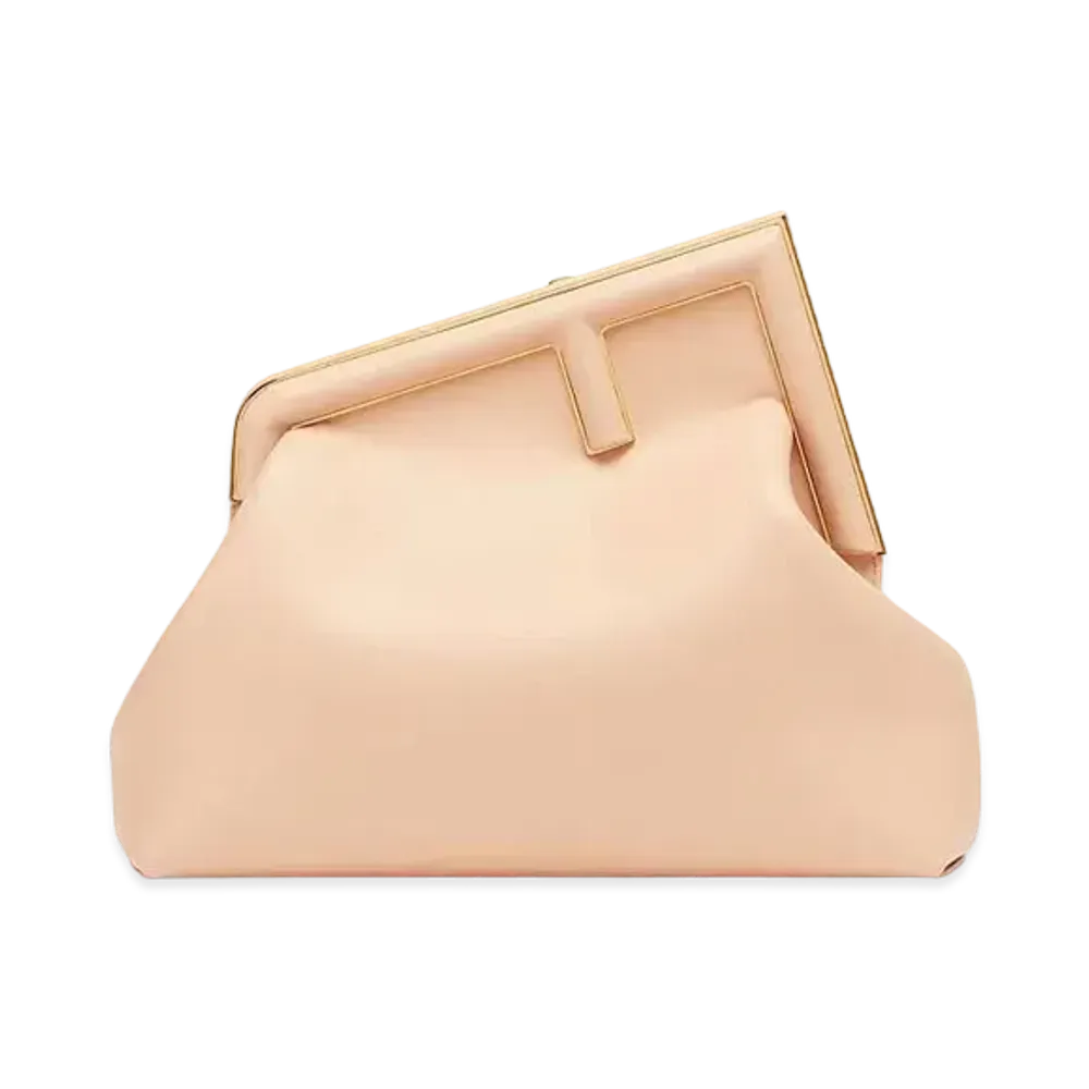 FENDI First Small Leather Bag "Beige"