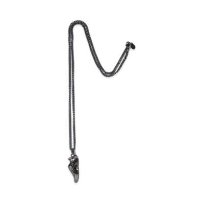 A BATHING APE Shark STA Necklace "Black"