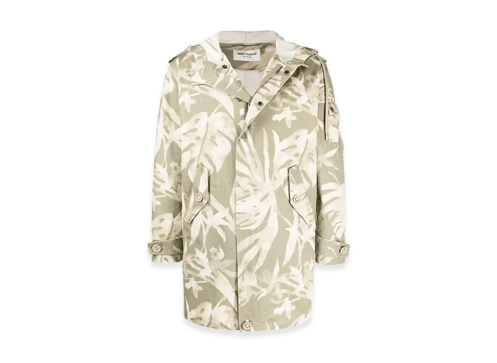 Saint Laurent Outerwear "Green/Neutrals"