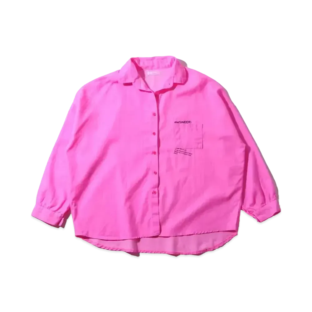 atmos pink Vivid Color Shirt Tx "Pink"