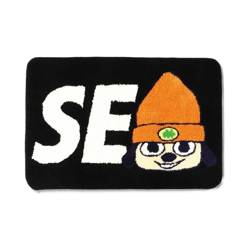 WIND AND SEA x PARAPPA THE RAPPER RAG MAT "Black"