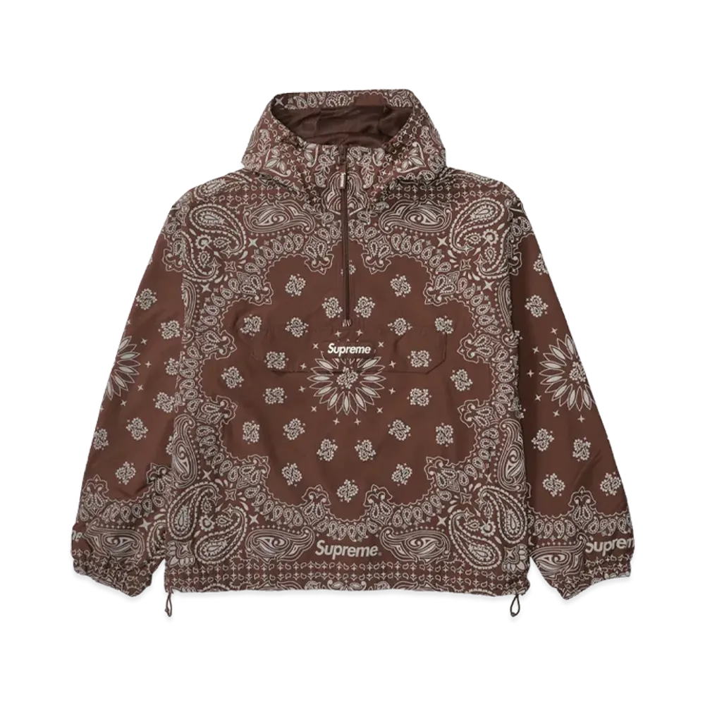 Supreme Reflective Bandana Anorak "Brown"
