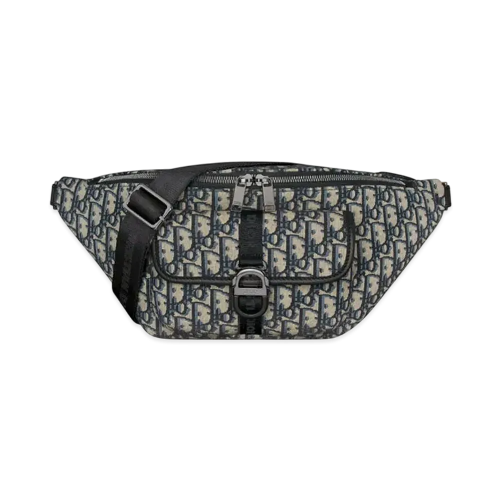 Dior 8 Belt Bag Dior Oblique Jacquard "Beige/Black"